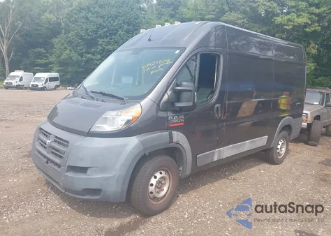 2017 Ram Promaster 2500 High Roof 136 Wb z USA, uszkodzony, nr VIN 3C6TRVCG1HE533431
